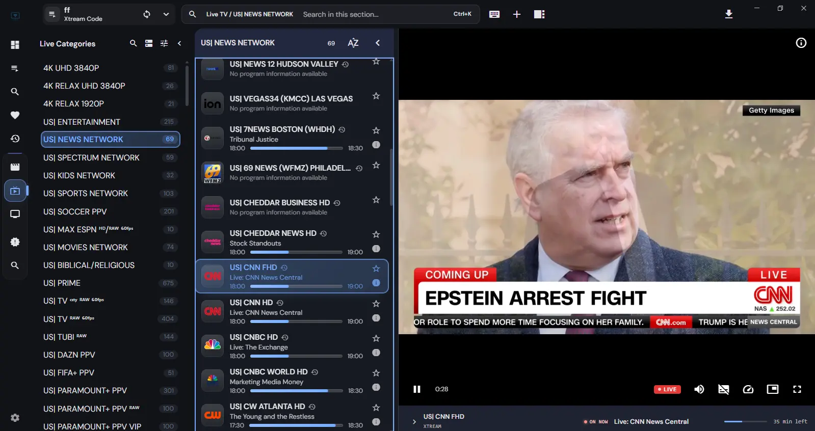 CNN FHD & Global News Networks