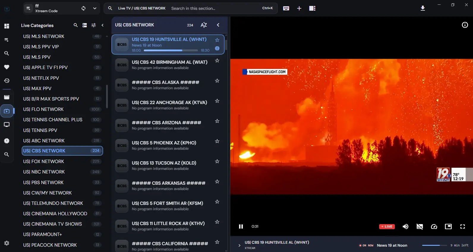 CBS News & Prime Time Broadcasts